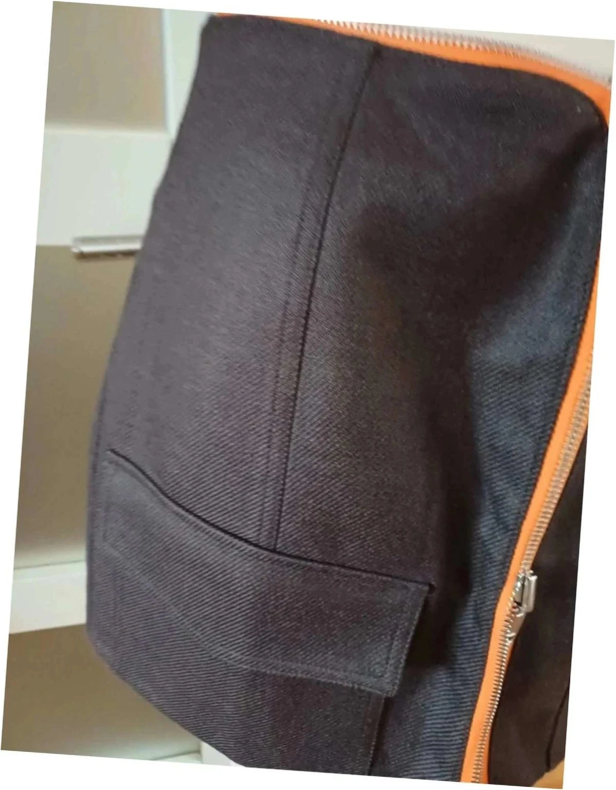 Pieza de diseñador Falda reversible Desfile VictoriaTomas Lentejuelas Marrón gris único – photo 6